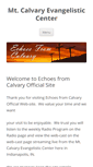 Mobile Screenshot of echoesfromcalvary.com